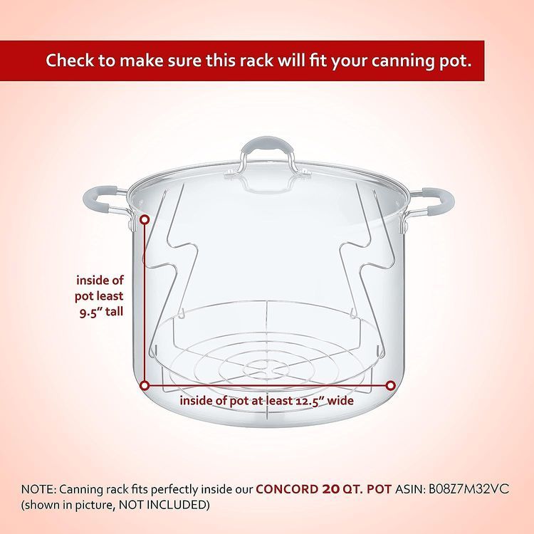 No. 2 - Concord 12" Stainless Steel Canning Rack - 5