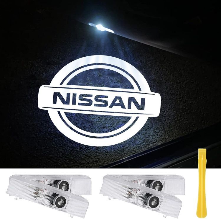 No. 10 - No Fade Car Door Lights Logo for Nissan - 1