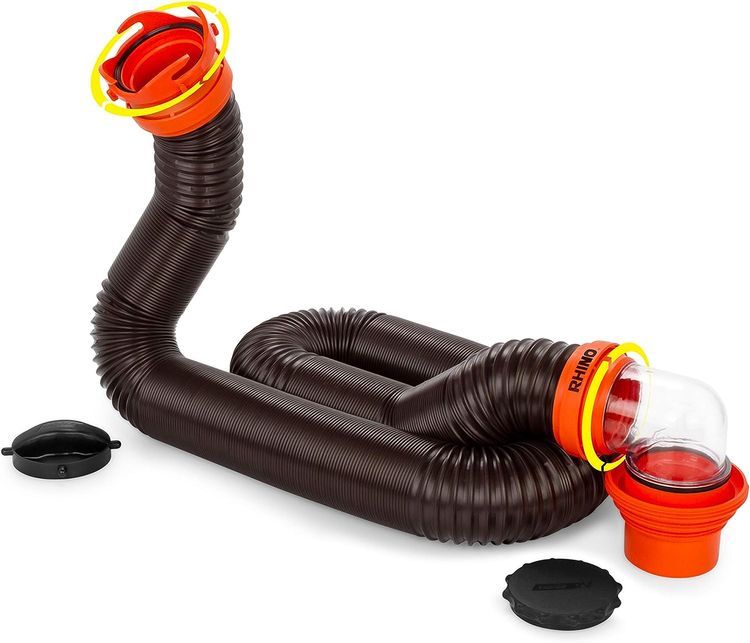 No. 6 - Camco RhinoFLEX 15-Ft Camper/RV Sewer Hose Kit - 1