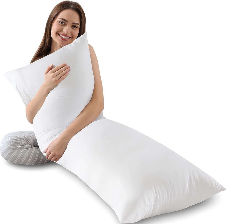 No. 9 - WhatsBedding Full Body Pillows for Adults - 1