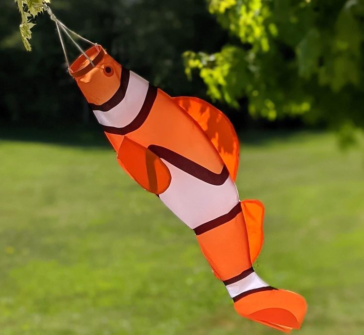 No. 8 - Madrona Brands Orange Clown Fish Windsock - 2