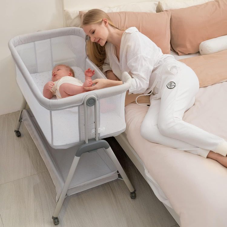 No. 5 - ANGELBLISS Baby Bassinet Bedside Sleeper - 1