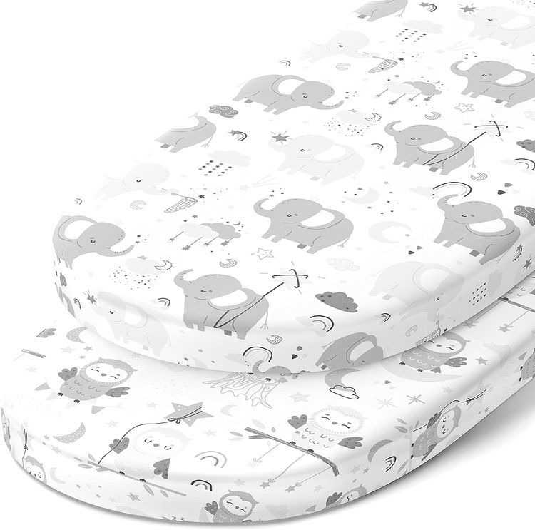 No. 6 - Bassinet Fitted Sheets for Halo Bassinest Swivel Sleeper Mattress - 1