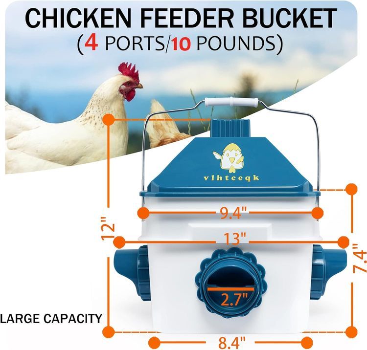 No. 4 - vlhtceqk Chicken Feeder - 3