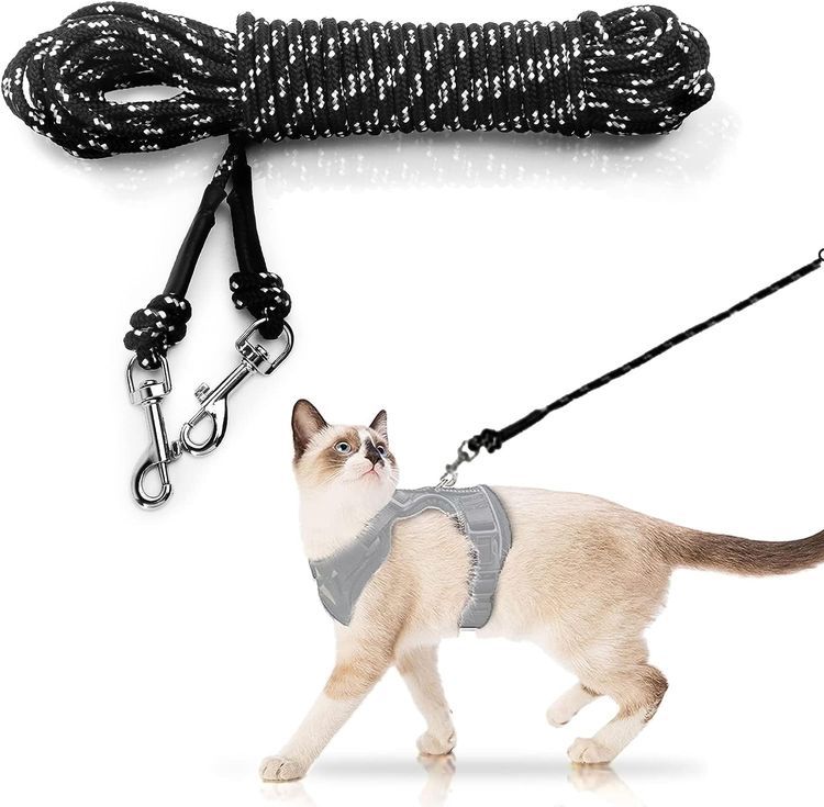 No. 6 - NEOGULY Extra Long Cat Leash for Yard - 1