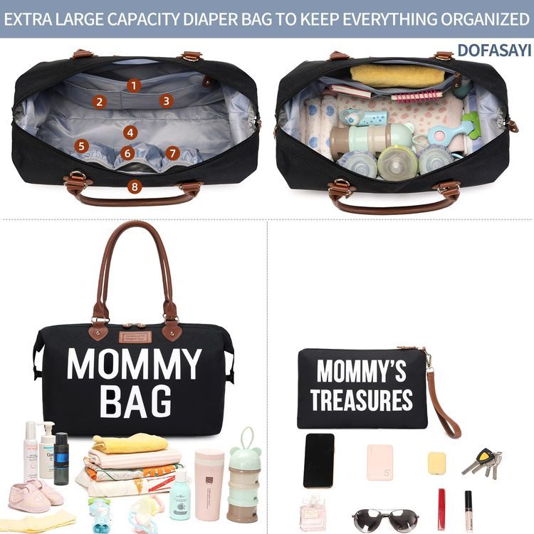 No. 6 - DOFASAYI Diaper Bag Tote - 2