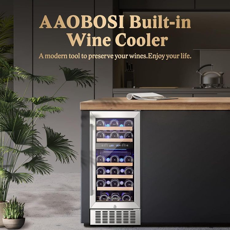 No. 10 - AAOBOSI 15 Inch Wine Cooler - 5