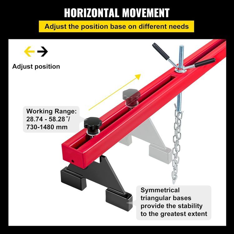 No. 5 - VEVOR Engine Support Bar 1100 Lbs - 5