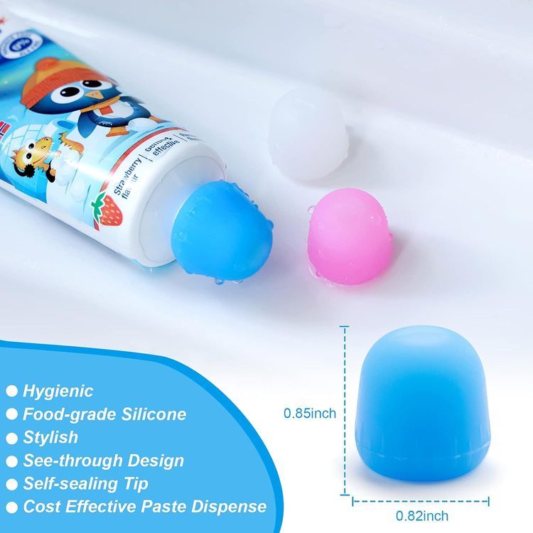 No. 8 - Tnvee 6 Pack Silcone Toothpaste Cap - 3