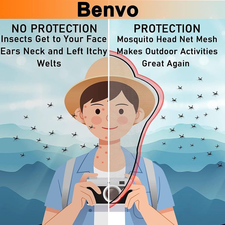 No. 5 - Benvo Mosquito Head Net Mesh - 5