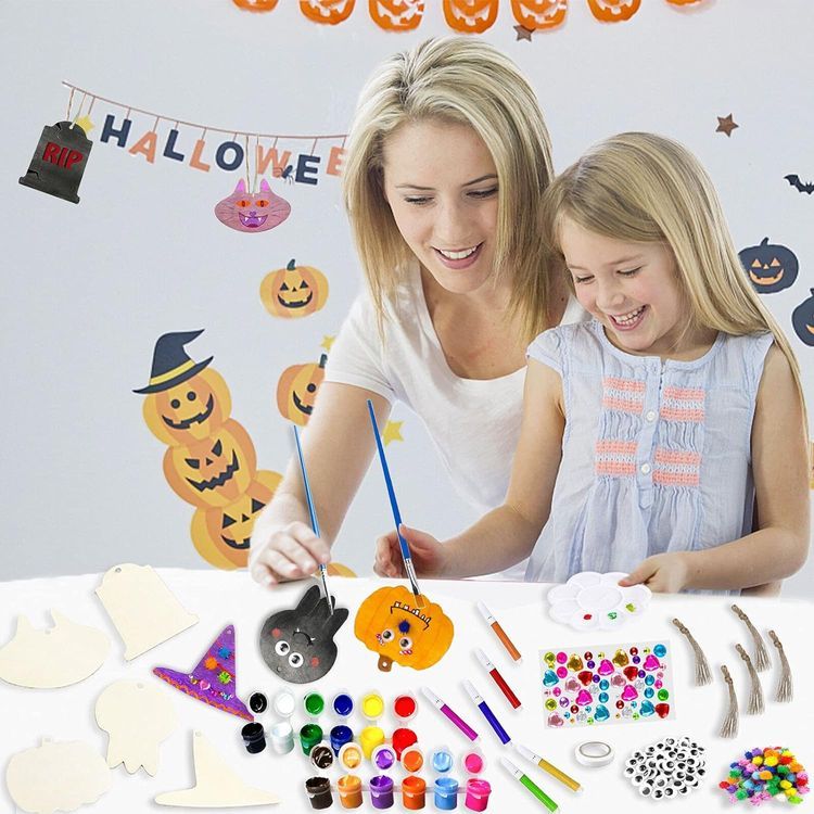 No. 9 - VLUSSO Halloween Wood Craft Kit - 4