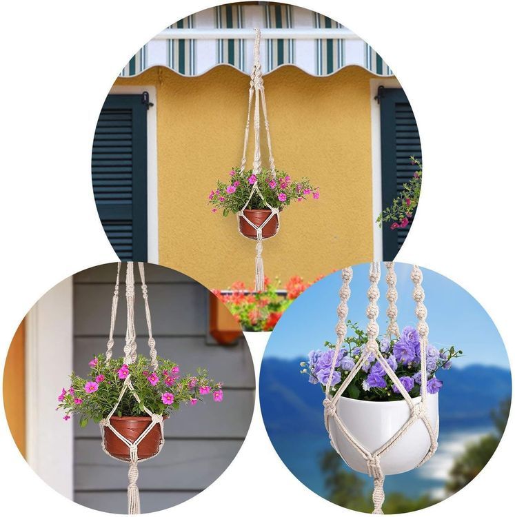 No. 3 - Handmade Macrame Plant Hanger - 5