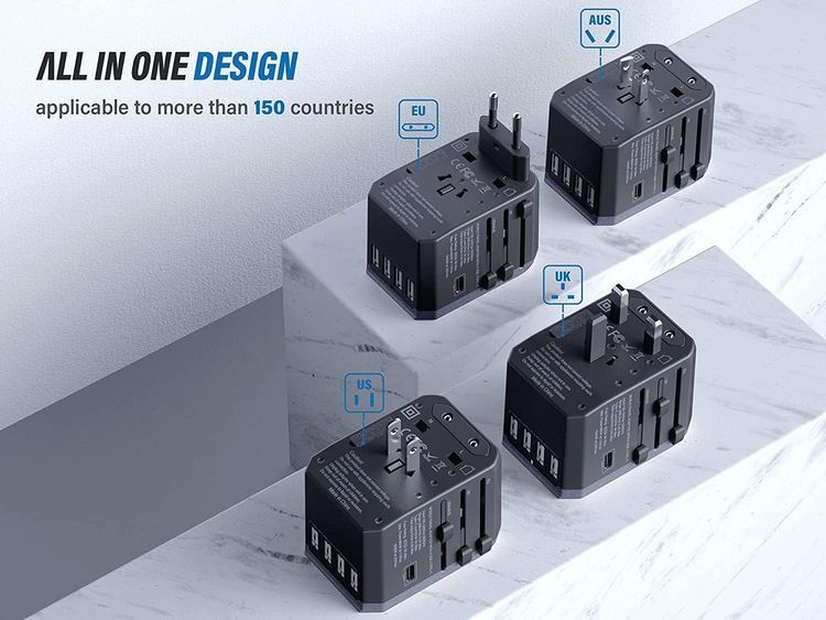 No. 2 - EPICKA Universal Travel Adapter - 5