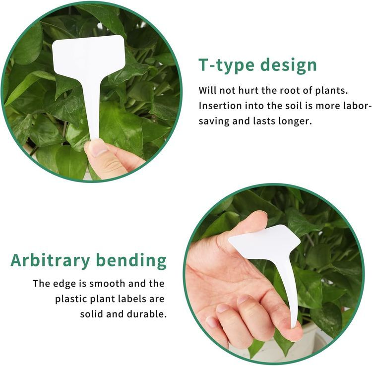 No. 1 - Plastic Plant T-Type Tags - 3