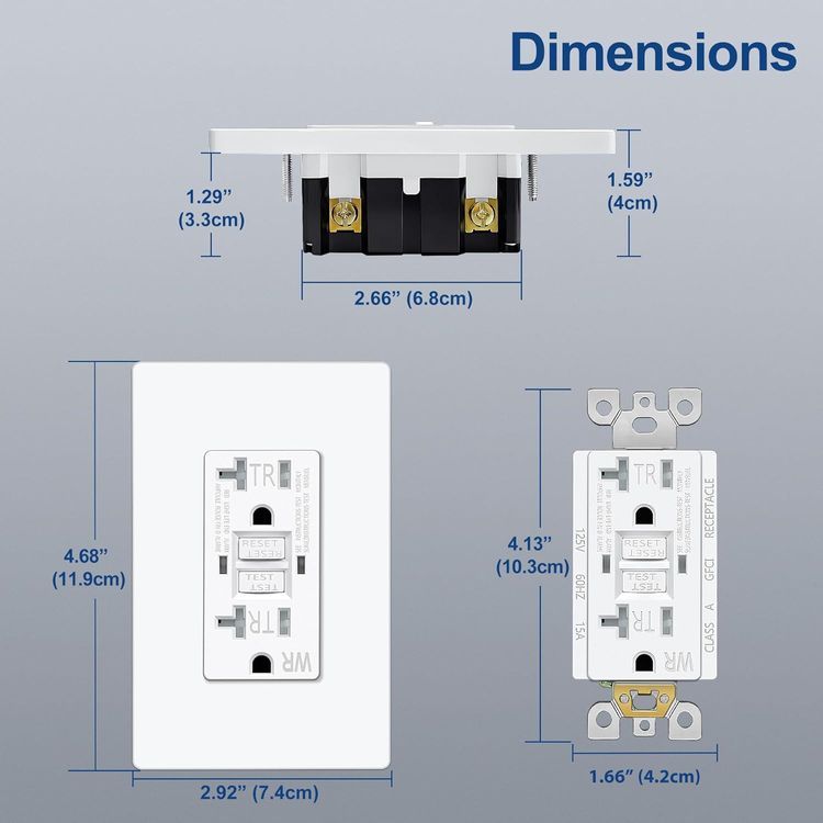 No. 7 - ELECTECK 20 Amp GFCI Outlets - 4