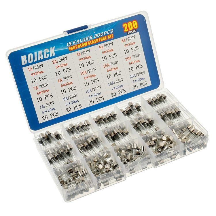 No. 5 - BOJACK Glass Fuse Assortment Kit - 2