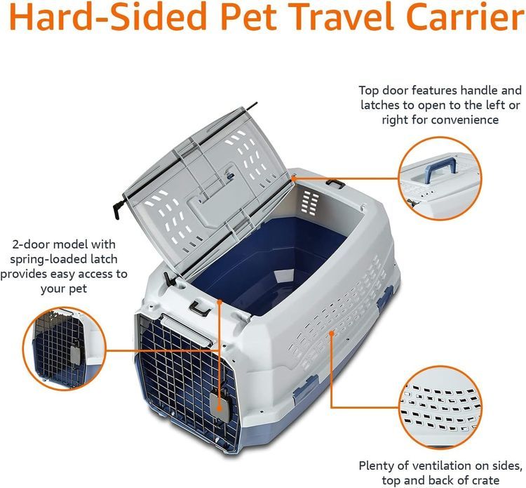 No. 7 - Amazon Basics Pet Travel Carrier - 4