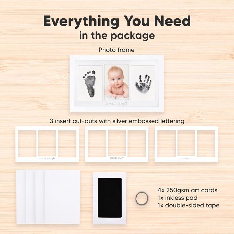 No. 7 - KeaBabies Hand & Footprint Frame Kit - 5