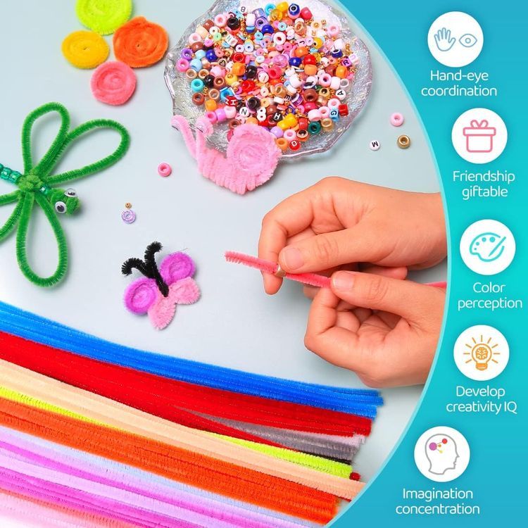 No. 1 - 200pcs Pipe Cleaners for Crafts - 3