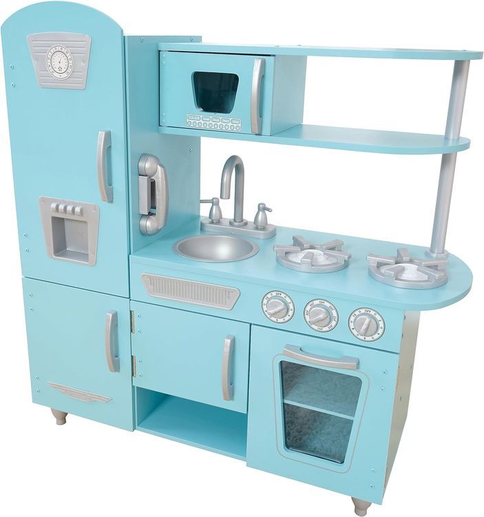 No. 9 - Blue Vintage Play Kitchen - 1