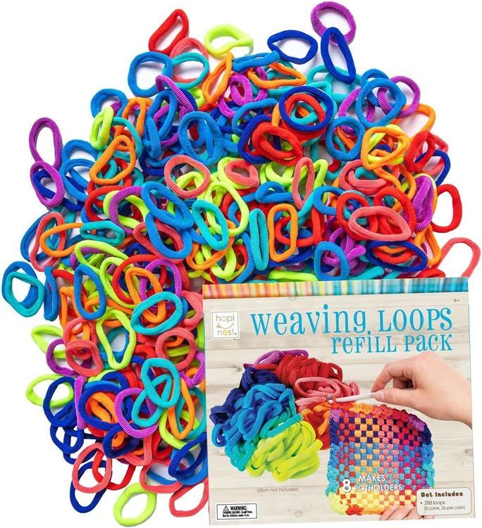 No. 6 - Hapinest Loom Bands Potholder Weaving Refill Pack - 3