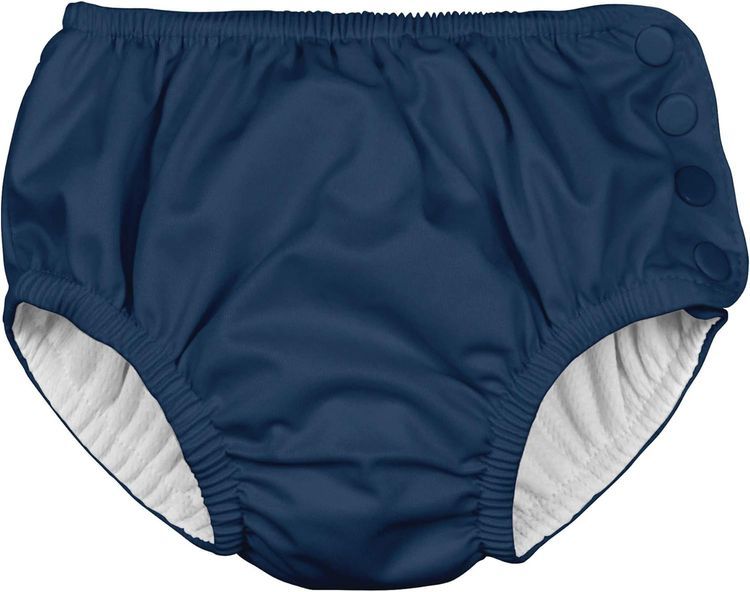 No. 9 - i play. Baby-Girls Ruffle Snap Reusable Absorbent Swimsuit Diaper - 2