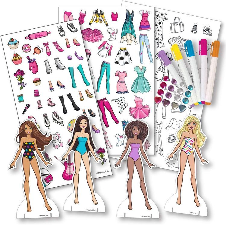 No. 10 - Barbie Paper Dolls Craft - 3