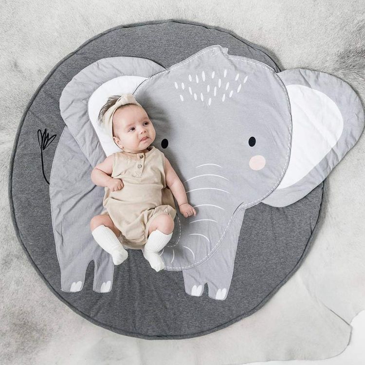 No. 8 - Elephant Nursery Rug - 1