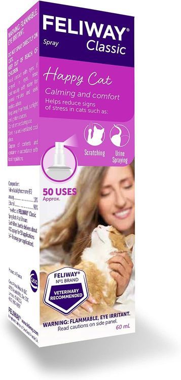 No. 6 - FELIWAY Classic Cat Calming Pheromone Spray - 5