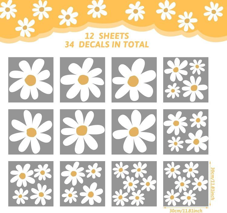 No. 6 - Floral Wall Decals - 2