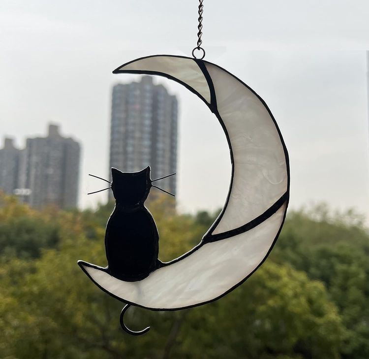 No. 1 - Halloween Black Cat Decor - 3