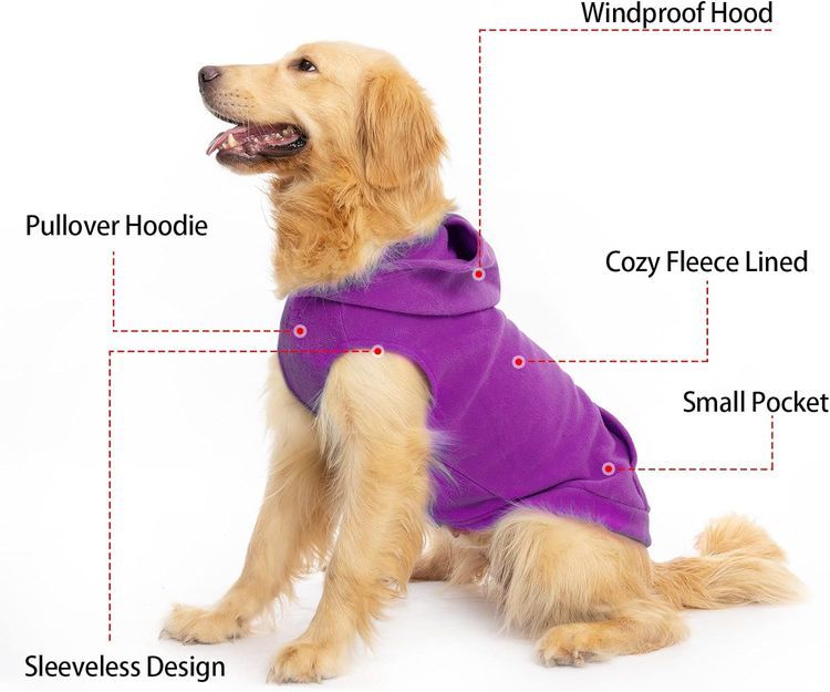 No. 8 - Fleece Dog Clothes with Pocket - 2
