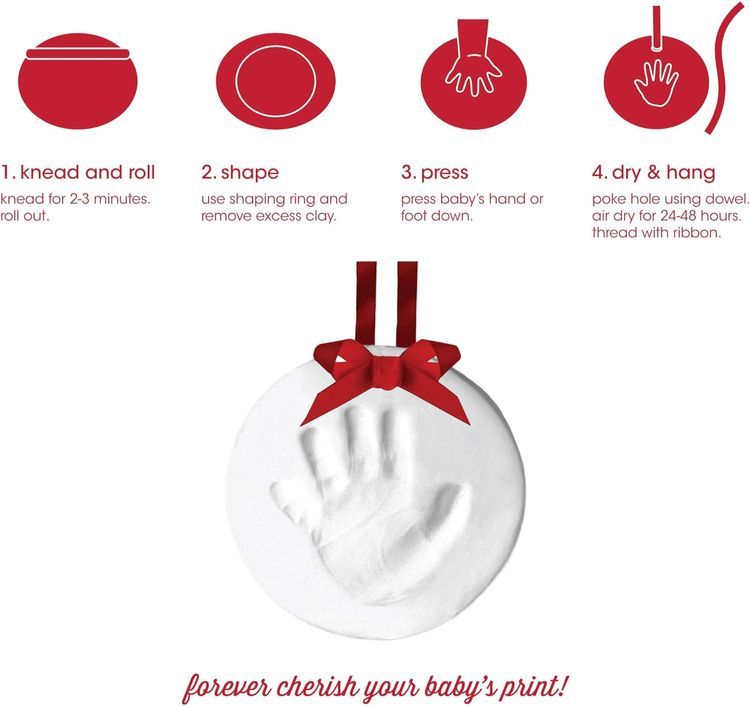 No. 8 - Pearhead Babyprints Ornament Kit - 2