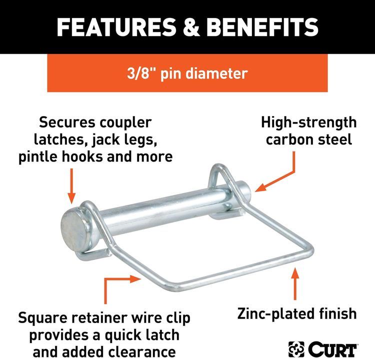 No. 7 - CURT 28278 Trailer Coupler Pin - 3