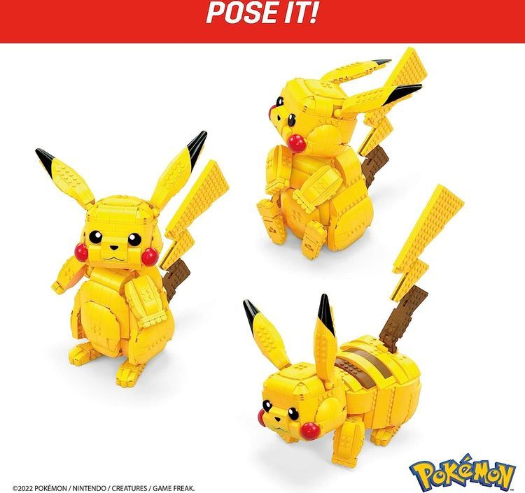 No. 6 - Mega Pokémon Jumbo Pikachu Toy Building Toys Set - 4