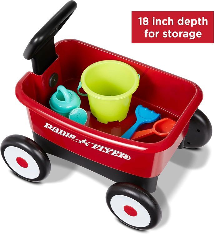 No. 3 - Radio Flyer My 1st Wagon with Beach and Garden Tools - 4