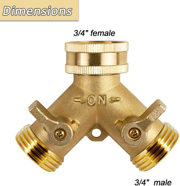 No. 10 - Triumpeek Brass Hose Splitter - 2