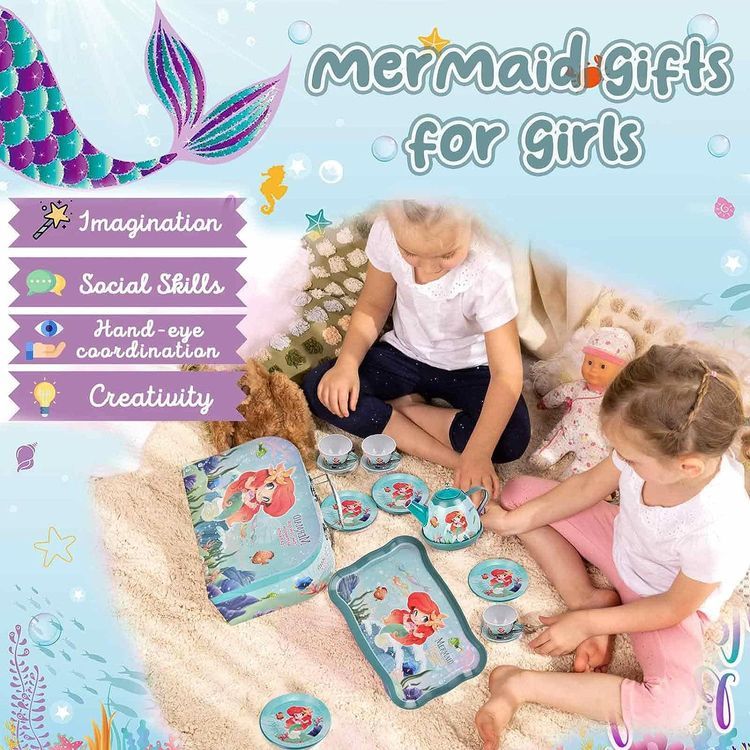 No. 4 - 48-Piece Mermaid Tea Party Set - 4