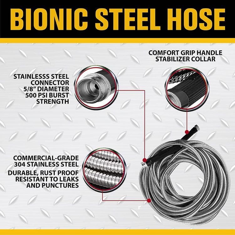 No. 5 - Bionic Steel 75 Foot Garden Hose - 2