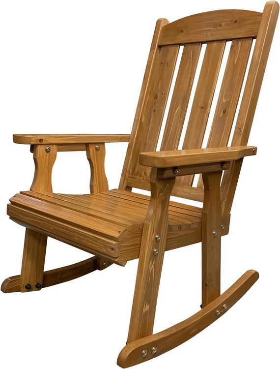 No. 10 - Wooden Rocking Chair - 1