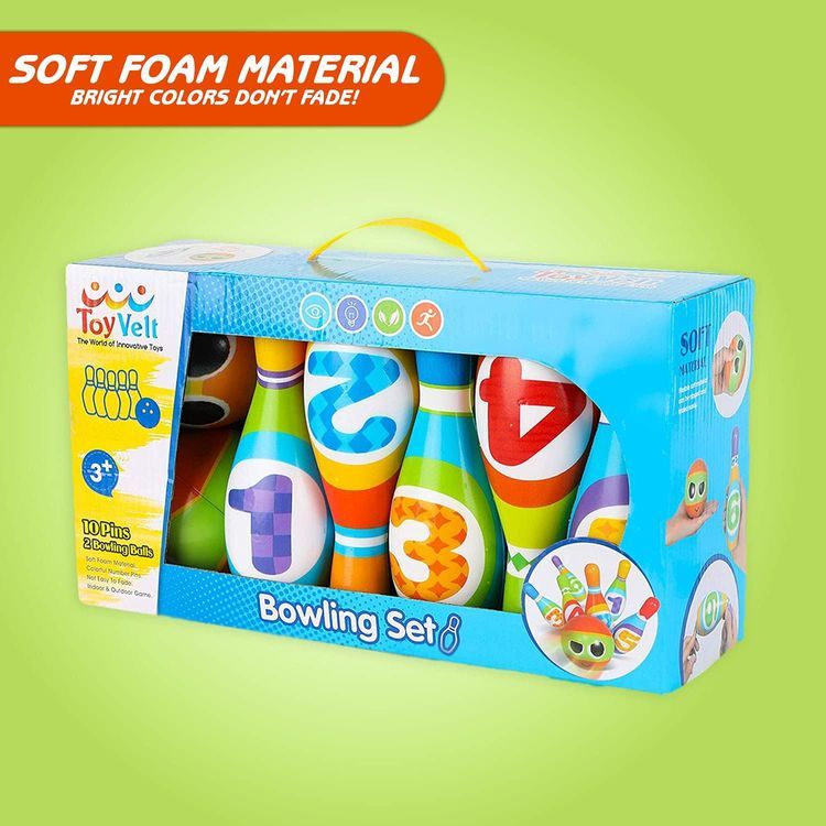 No. 3 - ToyVelt Kids Bowling Set - 4