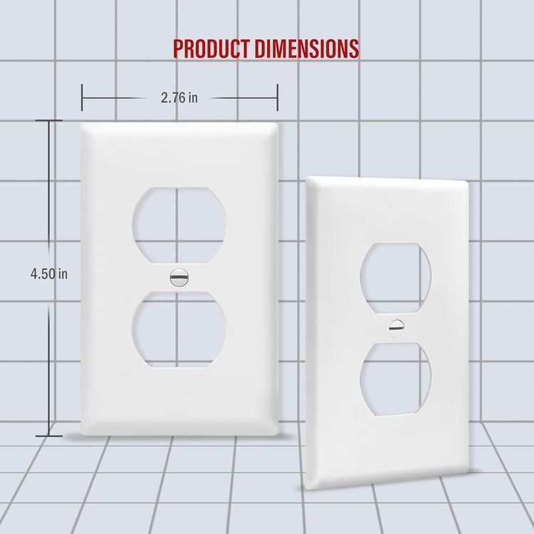 No. 1 - ENERLITES Duplex Wall Plates Kit - 2