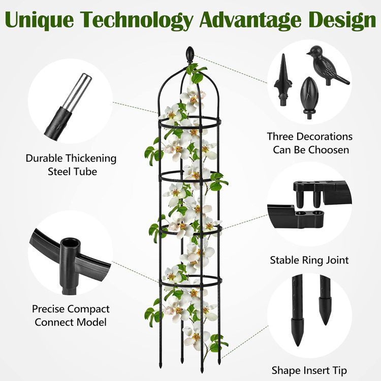 No. 3 - Garden Obelisk Trellis - 4