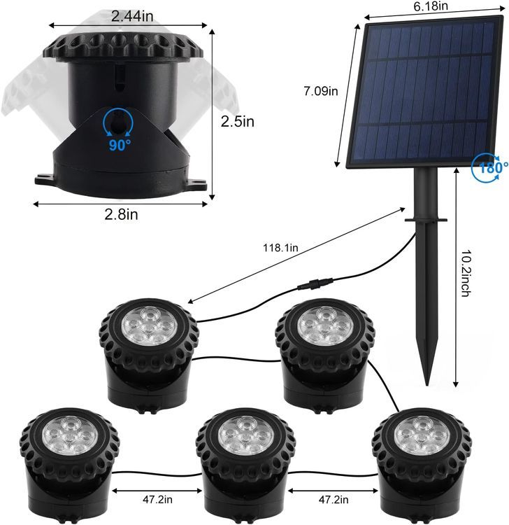 No. 9 - T-SUN Solar Pond Light - 2