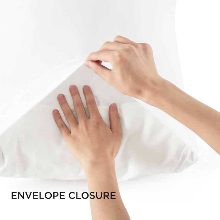 No. 9 - Bedsure White Pillow Cases Set - 5