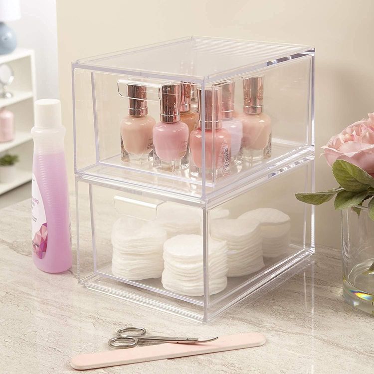 No. 2 - STORi Audrey Stackable Bin Plastic Organizer Drawers - 3