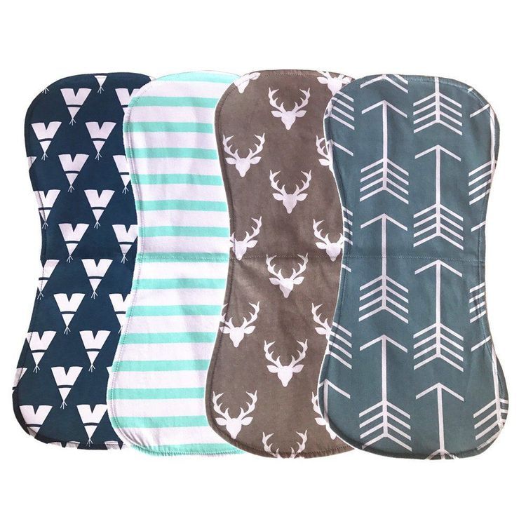 No. 6 - Arnzion Baby Burp Cloths Set - 2