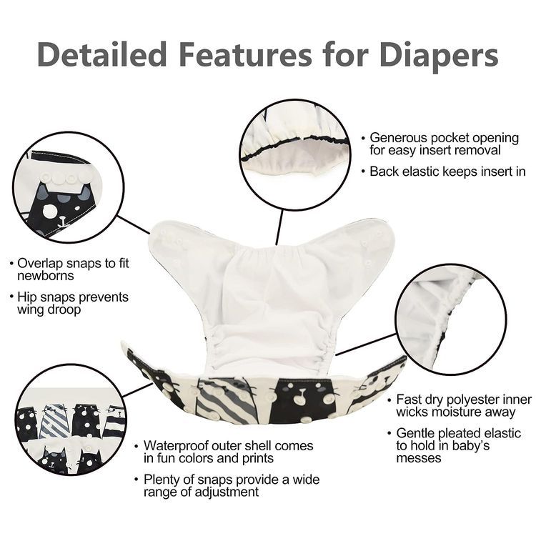 No. 10 - Babygoal Reusable Cloth Diapers - 3