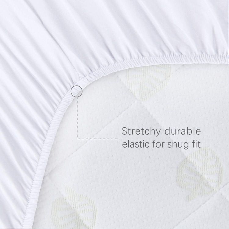 No. 3 - Waterproof Bassinet Mattress Pad Cover - 3