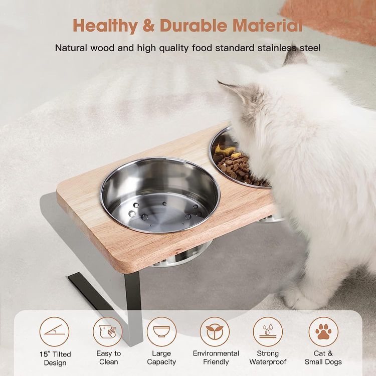 No. 7 - Siooko Elevated Cat Bowls - 4